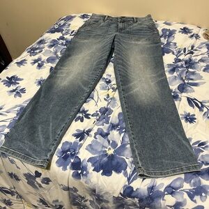 J. Jill Women's Blue Straight Leg Jeans